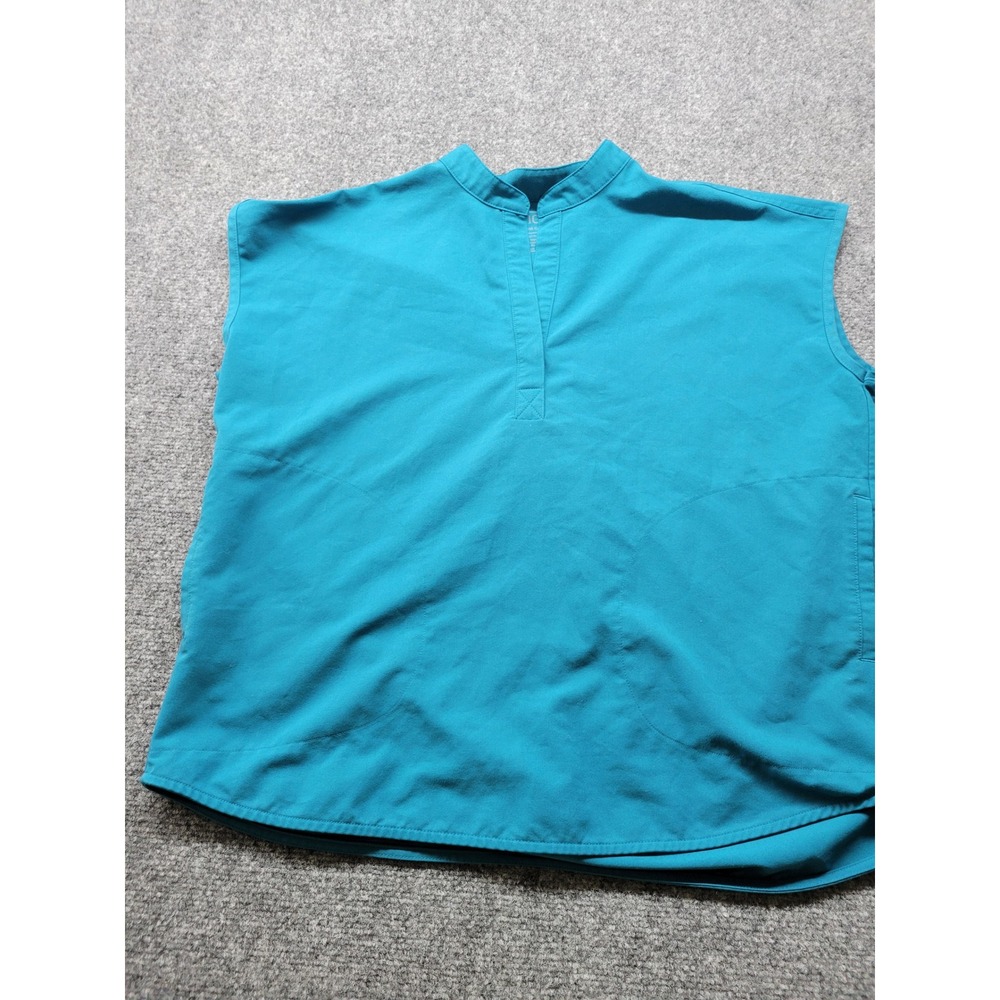 FIGS Technical Collection Teal Blue Sleeveless Scrub Top WXXSW1003 Mens Medium